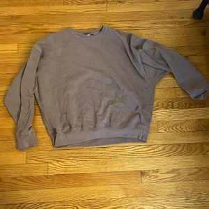 Oversized crew sweatshirt
